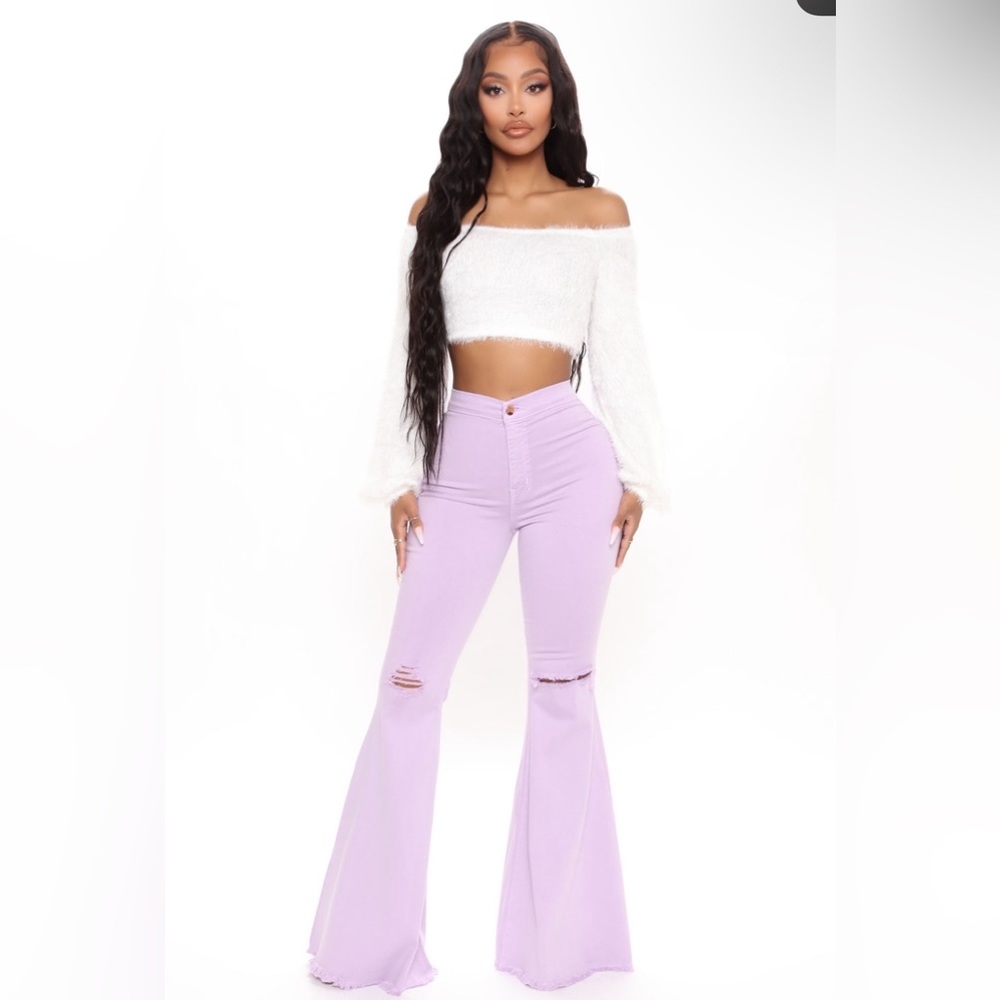 Lilac Purple Jeans